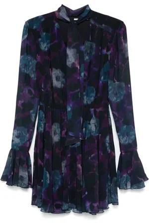 ROTATE Chiffon mini dress