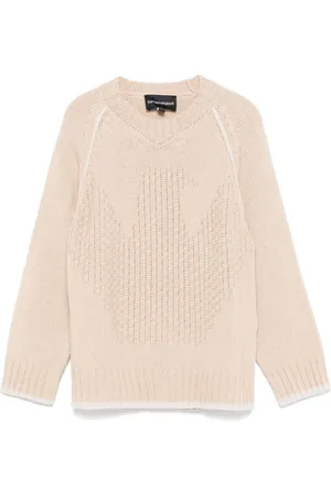 Emporio Armani Logo-intarsia sweater