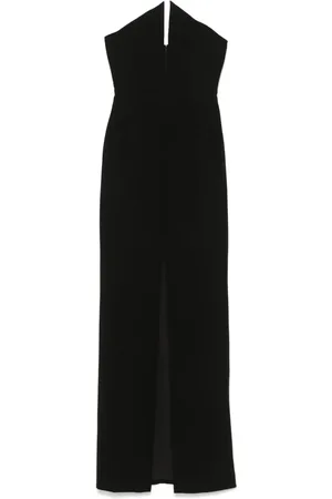 Monot Spike-neckline gown