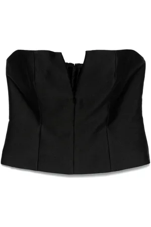 Roland Mouret Strapless taffeta top