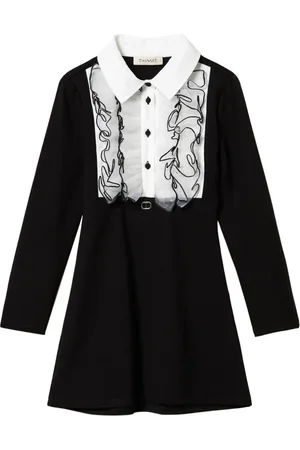 Twin-Set Ruffled organza short dress