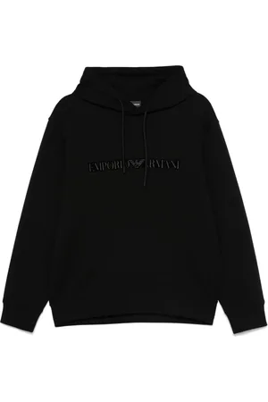 Emporio Armani Logo-embroidered hoodie