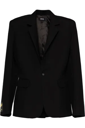 EgonLab Logo patch single-breasted blazer