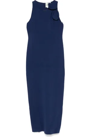 Roland Mouret Knitted bow maxi dress