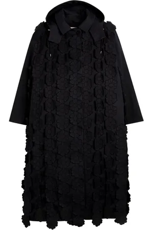 Cecilie Bahnsen Floral-appliqué coat