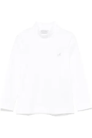 MONNALISA Crystal-embellished logo T-shirt