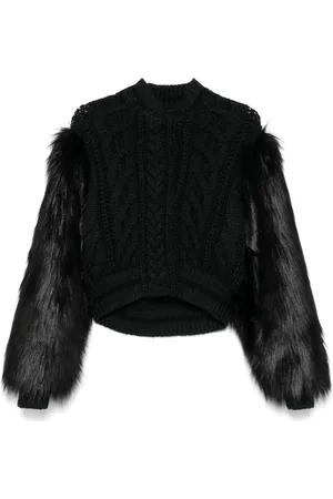 Givenchy Faux-fur trim cardigan