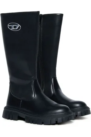 Diesel Logo tag rain boots