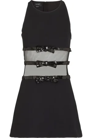 Giambattista Valli Bow detailing sleeveless dress