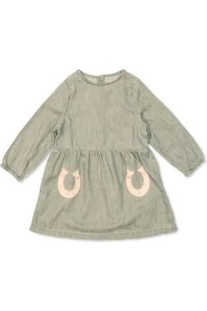Stella McCartney Appliqué-detail cotton dress