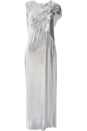 Paco rabanne Metallic mesh gown