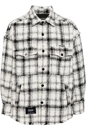 Musium Div. Checked shirt jacket