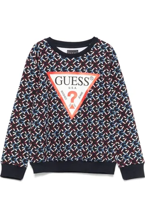 Guess Monogram-jacquard sweater