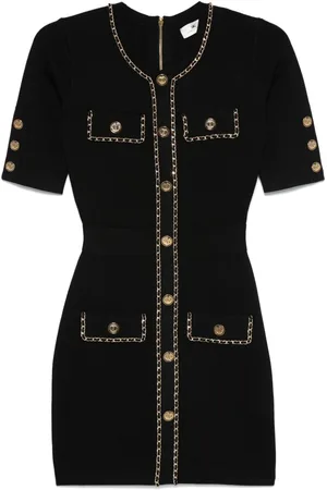 Elisabetta Franchi Chain-detail mini dress
