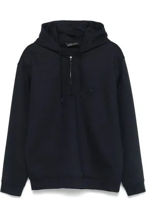 Emporio Armani Embroidered-logo hoodie
