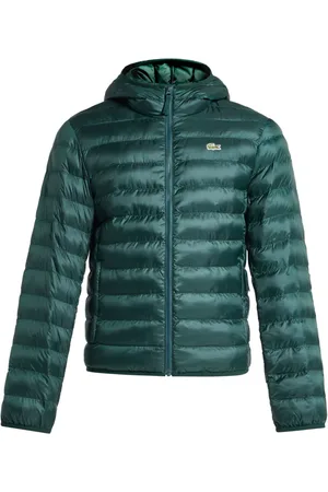 Lacoste Quilted hoodie puffer jacket