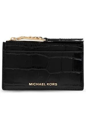 Michael Kors Crocodile-embossed cardholder