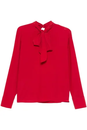 Twin-Set Scarf-detailing blouse