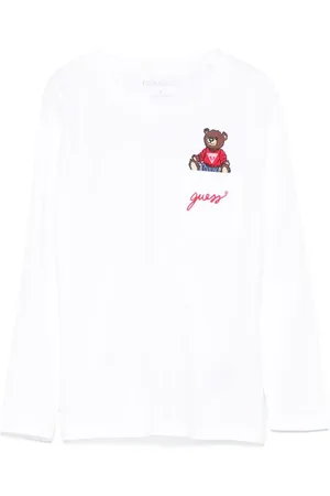 Guess Teddy bear-embroidered T-shirt