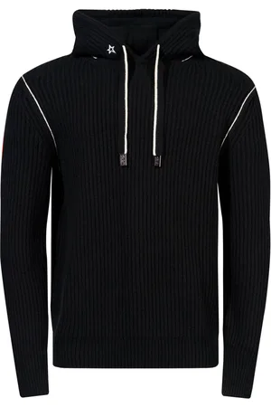 Perfect Moment Ribbed-knit hoodie