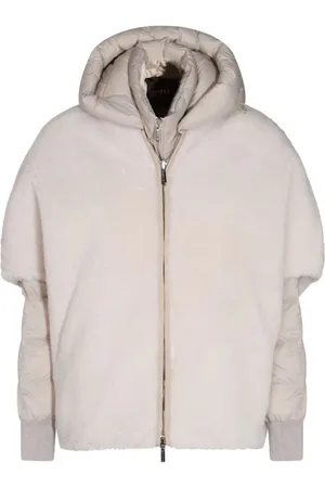 MOORER Layered puffer jacket