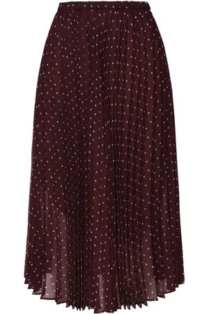 Pinko Polka-dot midi skirt