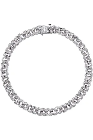 Shay 18K white gold and diamond pavé bracelet