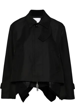 SACAI Layered cropped jacket