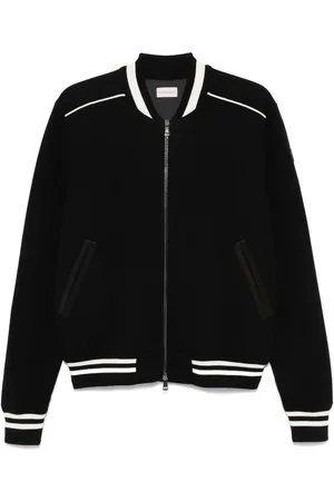 Moncler Padded-panel zip-up cardigan