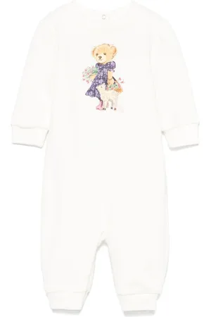 Ralph Lauren Polo Bear-print romper