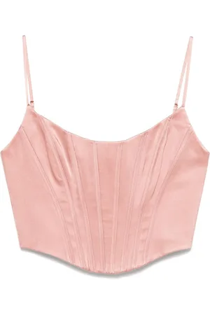 ZIMMERMANN Silk corset top