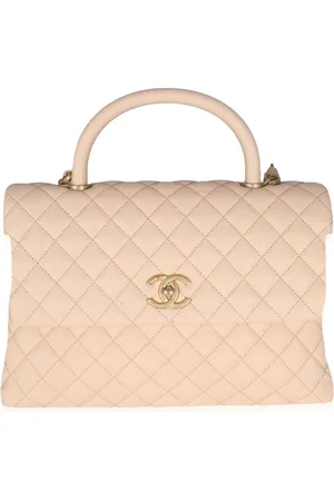 CHANEL 2017-2018 medium Coco top handle bag