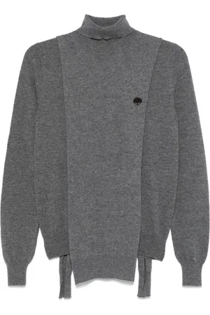 Mordecai Draped-detailed sweater