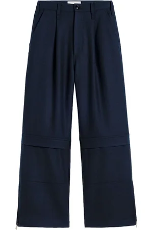 Ami Pleat-detailing wool trousers