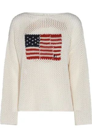 Ralph Lauren Knitted-flag jumper