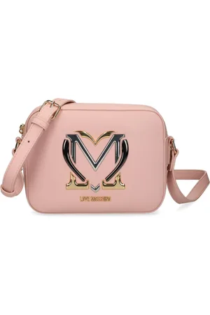 Moschino Metal monogram logo cross body bag
