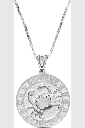 Supreme X Jacob&Co Zodiac Cancer sterling pendant necklace