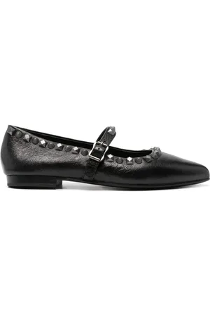 Ash Stud-embellished ballerina shoes