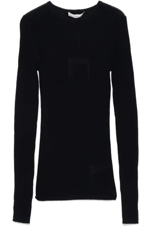 tibi Ribbed-knit crew-neck sweater