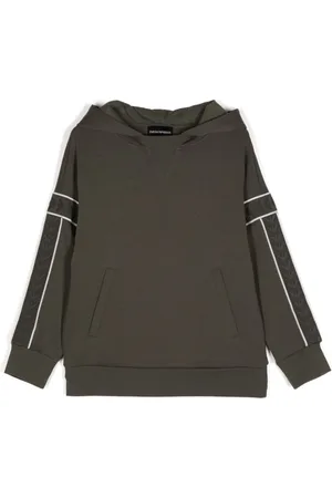 Emporio Armani Logo-straps hoodie