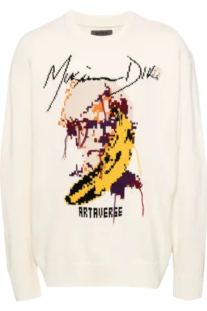 Musium Div. Intarsia-knit jumper