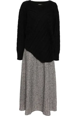 tout a coup Cable-knit dress set