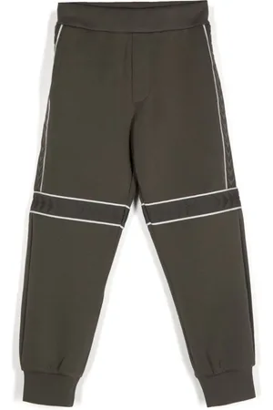 Emporio Armani Logo-straps trousers