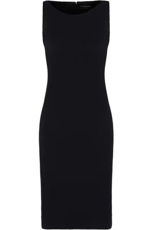Emporio Armani Zigzag knit tube dress