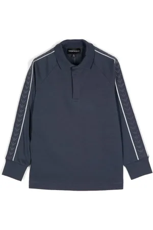 Emporio Armani Logo-straps polo shirt