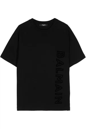 Balmain Logo-patch T-shirt