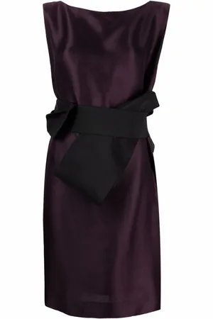 Lanvin 2006 bow detail sleeveless dress