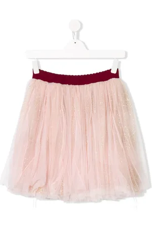MONNALISA Glitter tulle skirt