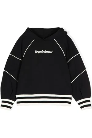 Emporio Armani Logo-embroidered hoodie