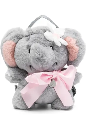 MONNALISA Plush Elephant backpack
